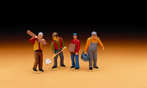 Worker Figures, Set 1 by LGB