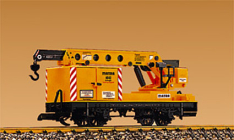 LGB 4042 Matra Yellow Construction Crane Car, NO BOX, Collection Item