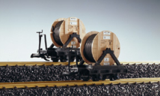 LGB 43170 Field Railroad Cable Reel Cars, 2 pieces, Collection Item, No Box