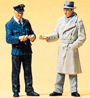 Preiser 45003 Conductor & Passenger
