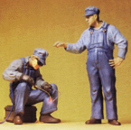 Preiser 45075 US Track Workers (welder & helper, steam-era)