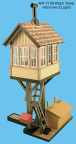 ART7109 Watch Tower - Built Up (Lights and Smoking Unit), Collection Item