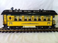 Aristo Craft REA31203 Virginia & Truckee Observation Car w/ Lights and Smoke, Collection Item