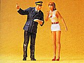 Preiser 45001 Girl & Station Clerk