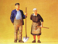 Preiser 45071 Farmer & His Wife