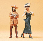 Preiser 45097 Western Hero & Lady
