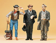 Preiser 45099 Railroad Conductor & Two Hobos