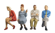 Preiser 45123 Seated Travelers #3