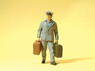 Preiser 45511 US Porter with Luggage
