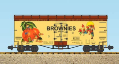 USA Trains R16387 Brownies Yellow/Brown
