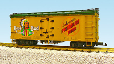 USA Trains R16394 Rose Bud Lager Beer, Yellow/Green