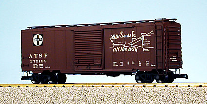 Lot De 2 Wagons US Santa Fé R E A LGB échelle G (1/22,5) - Neufs, Intacts