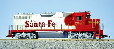 HO Scale Life-Like Train GP38 Diesel Locomotive Santa Fe