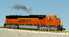 USA Trains R22615 SD70 MAC Diesel, BNSF (Speed Lettering), Orange/Black