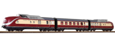 PIKO 37320 DB III TEE VT 11.5 3-Unit Train w/lights.