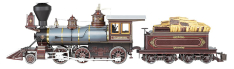 Bachmann 81486 Glenbrook 2-6-0 Locomotive w/Lights and Smoke
