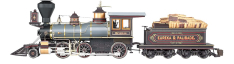 Bachmann 81487 Eureka & Palisade 2-6-0 Locomotive w/Lights and Smoke
