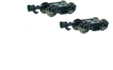 Bachmann B92430 1:29 Roller Bearing Trucks w/Metal Wheels (2/pk), Collection Item