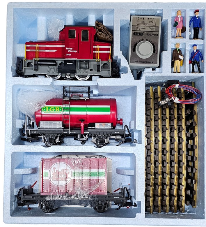 LGB Model Trains LGB Locomotives Garden Train Sets G Scale Model Trains LGB 20401 Red Set Collection Item