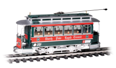 Bachmann 93943 North Pole Rapid Transit Streetcar w/Metal Gears