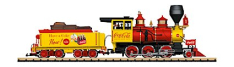 LGB 20282 Coca Cola Mogul Steam Locomotive w/Lights, Sound and Smoke, Refurbished