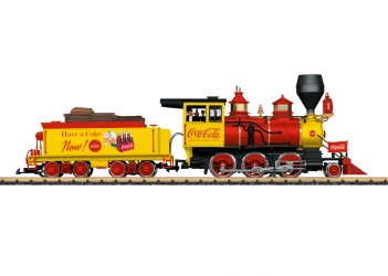 Lgb 20282 Coca Cola Mogul Steam Locomotive W Lights Sound And Smoke
