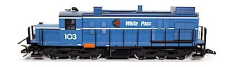 LGB 2155s White Pass Diesel Engine w/Lights and Sound, Collection Item