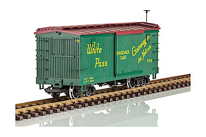 LGB 4167 White Pass and Yukon Wood Boxcar Ex/box for sale online 