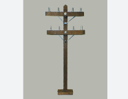 G Gauge Telegraph / Telephone Poles