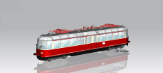 Piko 37332 DB III ET91 Glass Train, Red, w/Lights and Sound
