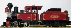 LGB 2217d Steam Loco Locomotive Engine w/Tender, Collection Item