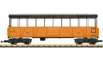 LGB 30262 D&S Observation Car, #401 w/Metal Wheels