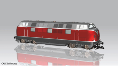 PIKO 37460 DB IV BR 221 Diesel Loco w/Lights