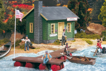 PIKO 62103 Boathouse with Pier
