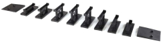 Bachmann 96221 G Scale 10 Piece Graduated Trestle Set, Collection Item