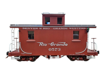 AMS On30 D&RGW Short Caboose #0573, Collection Item