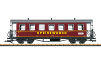LGB 36364 SOEG Dining Car Era VI w/Metal Wheels