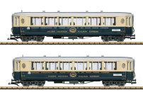 LGB 36660 MOB Golden Mountain Pullman Express Passenger Car Set 1 w/Lights