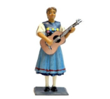 Prehm-Miniaturen 500019 Swiss Singer with Guitar - Metal Figure
