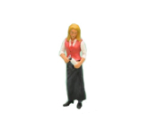 Prehm-Miniaturen 500028 Waitress with Black Apron - Metal Figure