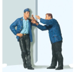 Preiser 45006 People Working -- German Railway Workers Having a Smoke