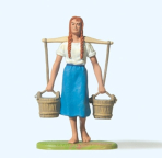 Preiser 47104 Milk Maid Carrying Pails