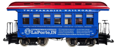 HLW 2016 BTOC Blue Coach, Red Roof w/Lights, Collection Item