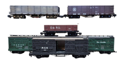 Miscellaneous DRG Freight Car Lot, NO BOX, Collection Item