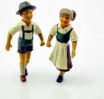 Prehm-Miniaturen 550107 Children "Heidi and Peter", 1/24 Scale
