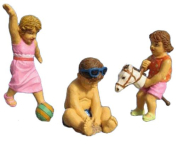 Prehm-Miniaturen  550114 Children Playing, 1/24 Scale