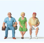 Preiser 45080 Seated People Wearing Summer Clothes