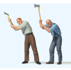 Preiser 45086 Wood Cutters w/Axes