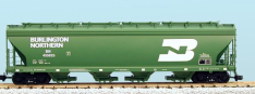 USA Trains R14110 Burlington Northern 4-Bay Center Flow Covered Hopper