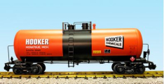 USA Trains R15256 42 Ft Modern Tank Car Hooker Chemicals- Metal Couplers